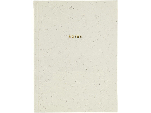 Plain notebook 15 x 20 cm - Paper Poetry - Ivory softcover 100 g