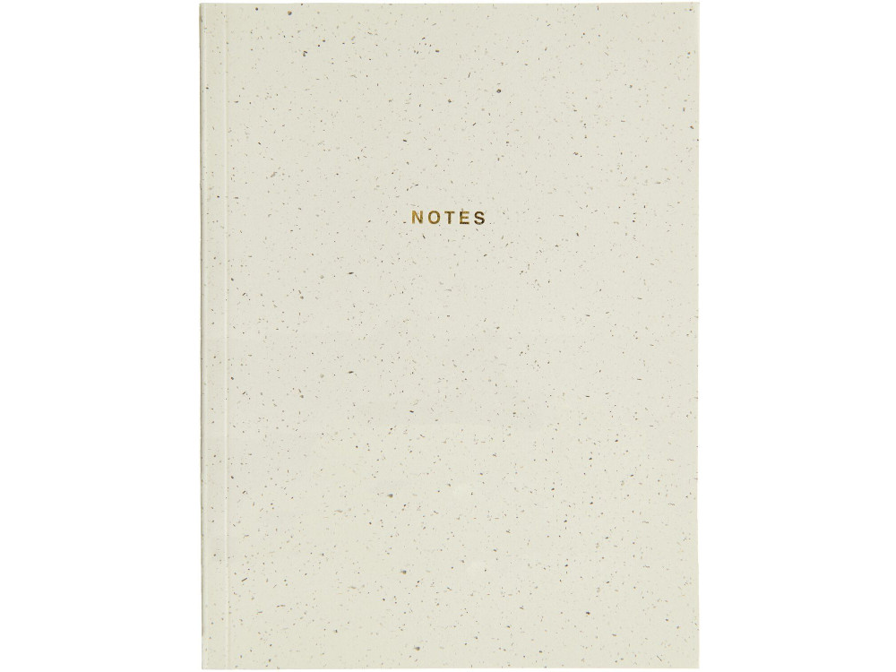 Plain notebook 15 x 20 cm - Paper Poetry - Ivory softcover 100 g