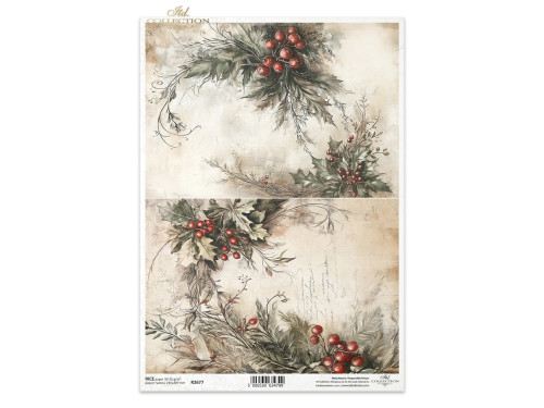 Papier do decoupage A4 - ITD Collection - ryżowy R2677