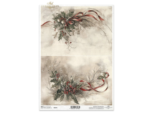 Decoupage rice paper A4 - ITD Collection - R2676