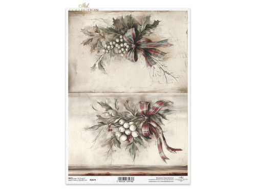 Decoupage rice paper A4 - ITD Collection - R2674