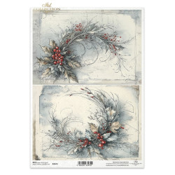 Papier do decoupage A4 - ITD Collection - ryżowy R2673
