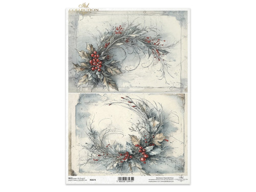 Decoupage rice paper A4 - ITD Collection - R2673
