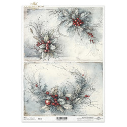 Decoupage rice paper A4 - ITD Collection - R2672