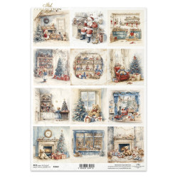 Decoupage rice paper A4 - ITD Collection - R2669