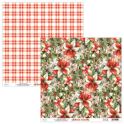 Scrapbooking paper 30,5 x 30,5 cm - Mintay - Holly Jolly 05