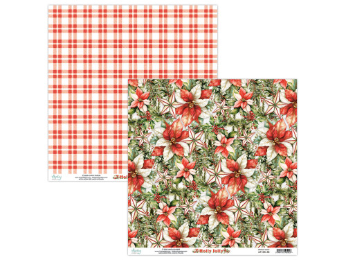 Papier do scrapbookingu 30,5 x 30,5 cm - Mintay - Holly Jolly 05