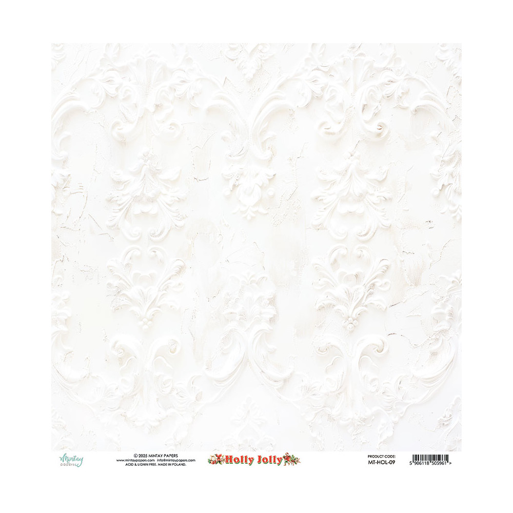 Elementy do wycinania 30,5 x 30,5 cm - Mintay - Holly Jolly