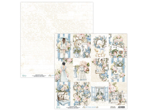 Scrapbooking paper 30,5 x 30,5 cm - Mintay - Cottage Heart 06