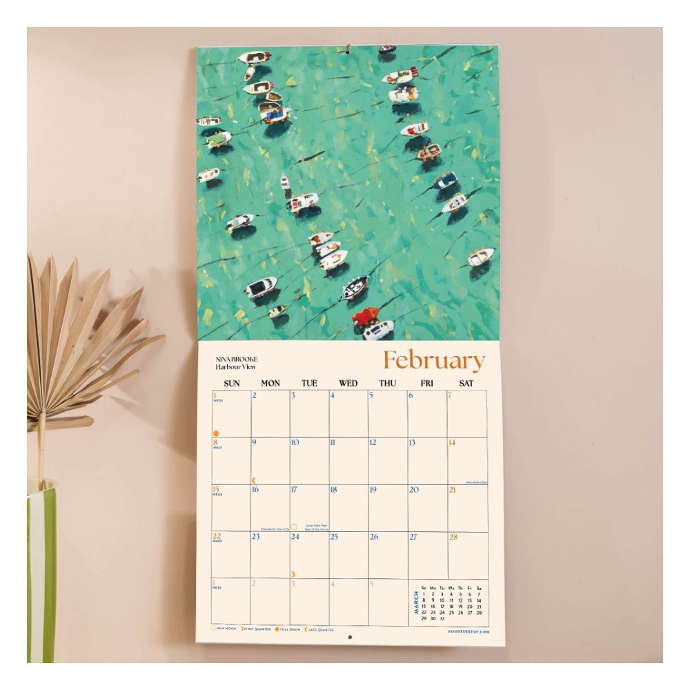 Wall Calendar Ocean Aerials 2026 - Good Tuesday