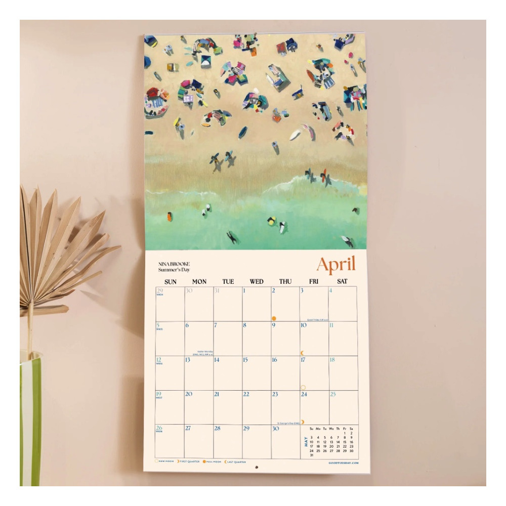 Wall Calendar Ocean Aerials 2026 - Good Tuesday