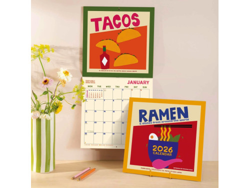 Wall Calendar Dishes Around the World 2026 - Good Tuesday