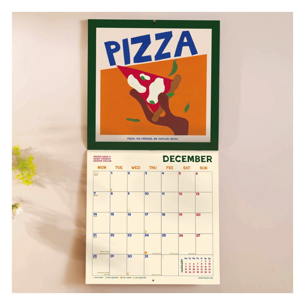 Wall Calendar Dishes Around the World 2026 - Good Tuesday