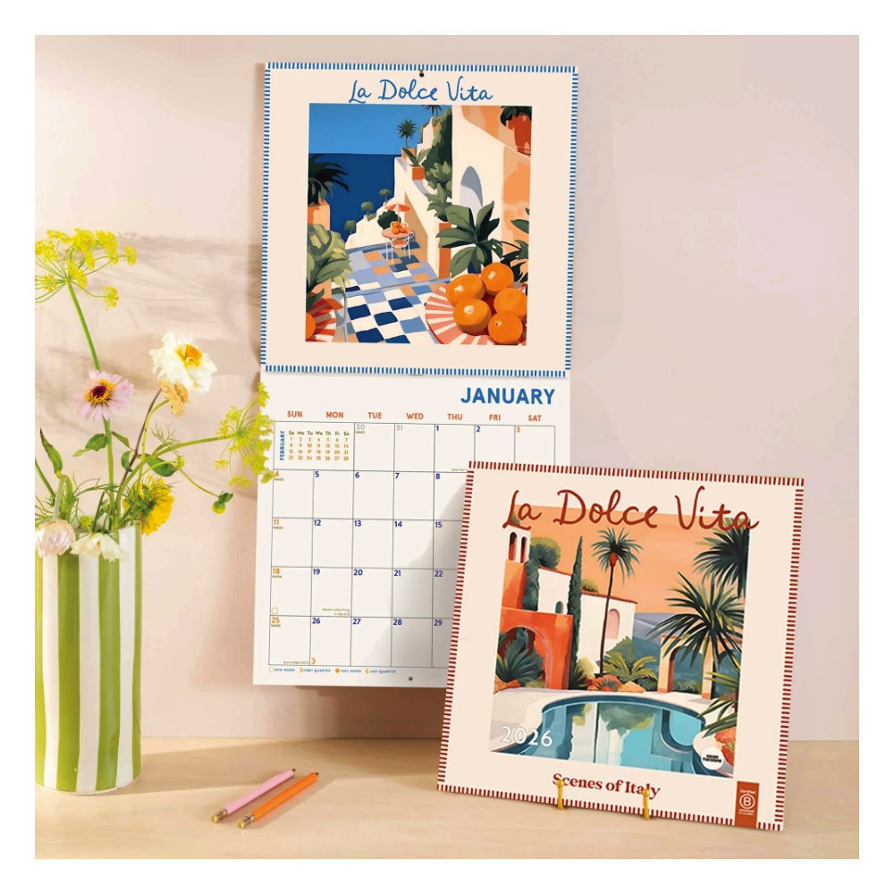 Wall Calendar La Dolce Vita 2026 - Good Tuesday