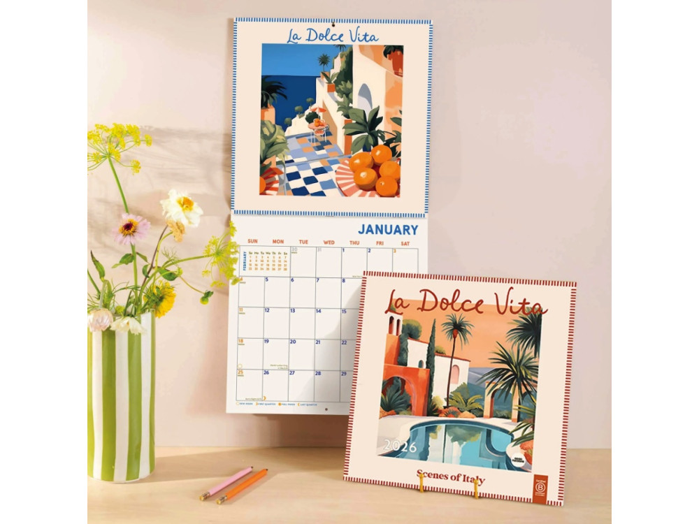 Wall Calendar La Dolce Vita 2026 - Good Tuesday