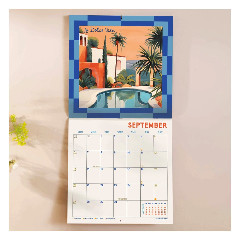 Wall Calendar La Dolce Vita 2026 - Good Tuesday