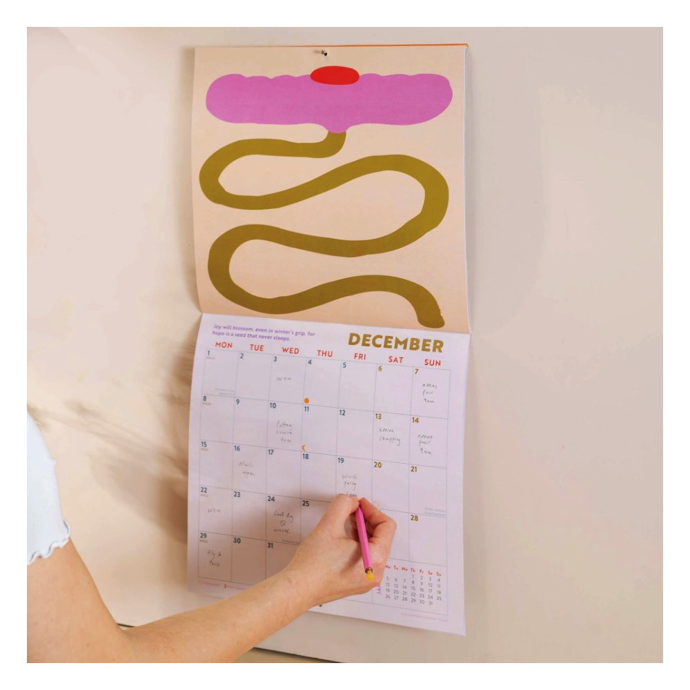 Wall Calendar Les Fleurs 2026 - Good Tuesday