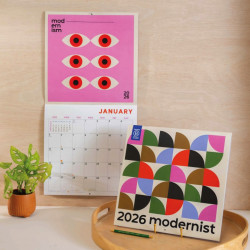 Kalendarz ścienny Modernist Bauhaus Art 2026 30 x 30 cm - Good Tuesday