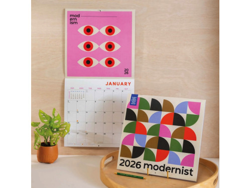 Wall Calendar Modernist Bauhaus Art 2026 - Good Tuesday