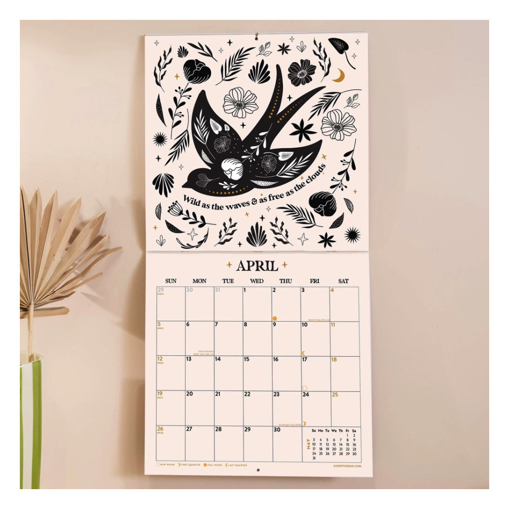 Wall Calendar Mystical Creatures 2026 - Good Tuesday