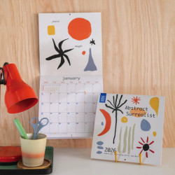 Wall Calendar Abstract Surrealist 2026 21 x 21 cm - Good Tuesday