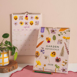 Wall Calendar Garden Botanicals 2026 A4 - Good Tuesday
