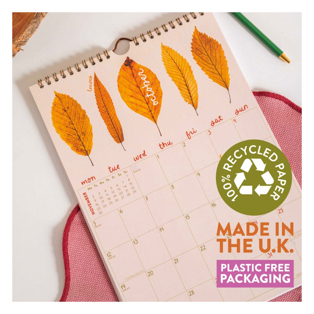 Wall Calendar Garden Botanicals 2026 A4 - Good Tuesday