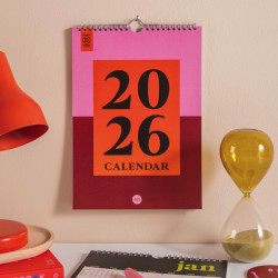 Wall Calendar Bold Block 2026 A4 - Good Tuesday