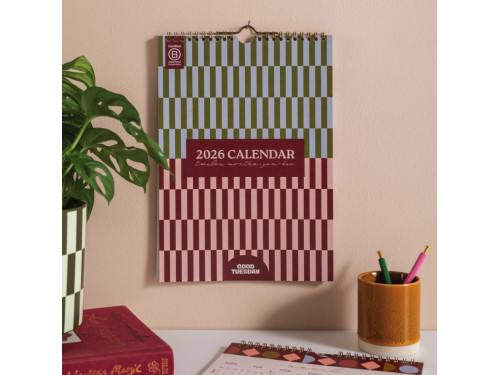 Wall Calendar Boho Nouveau 2026 A4 - Good Tuesday