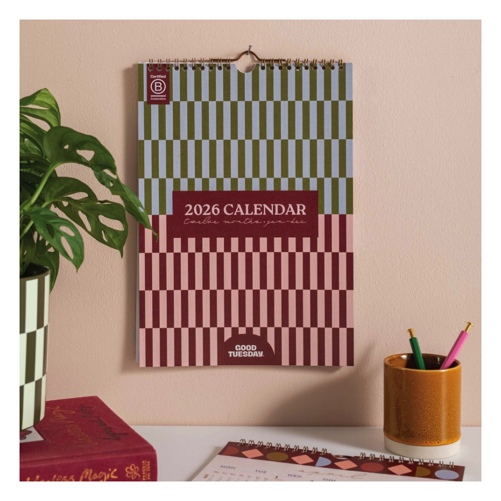 Wall Calendar Boho Nouveau 2026 A4 - Good Tuesday