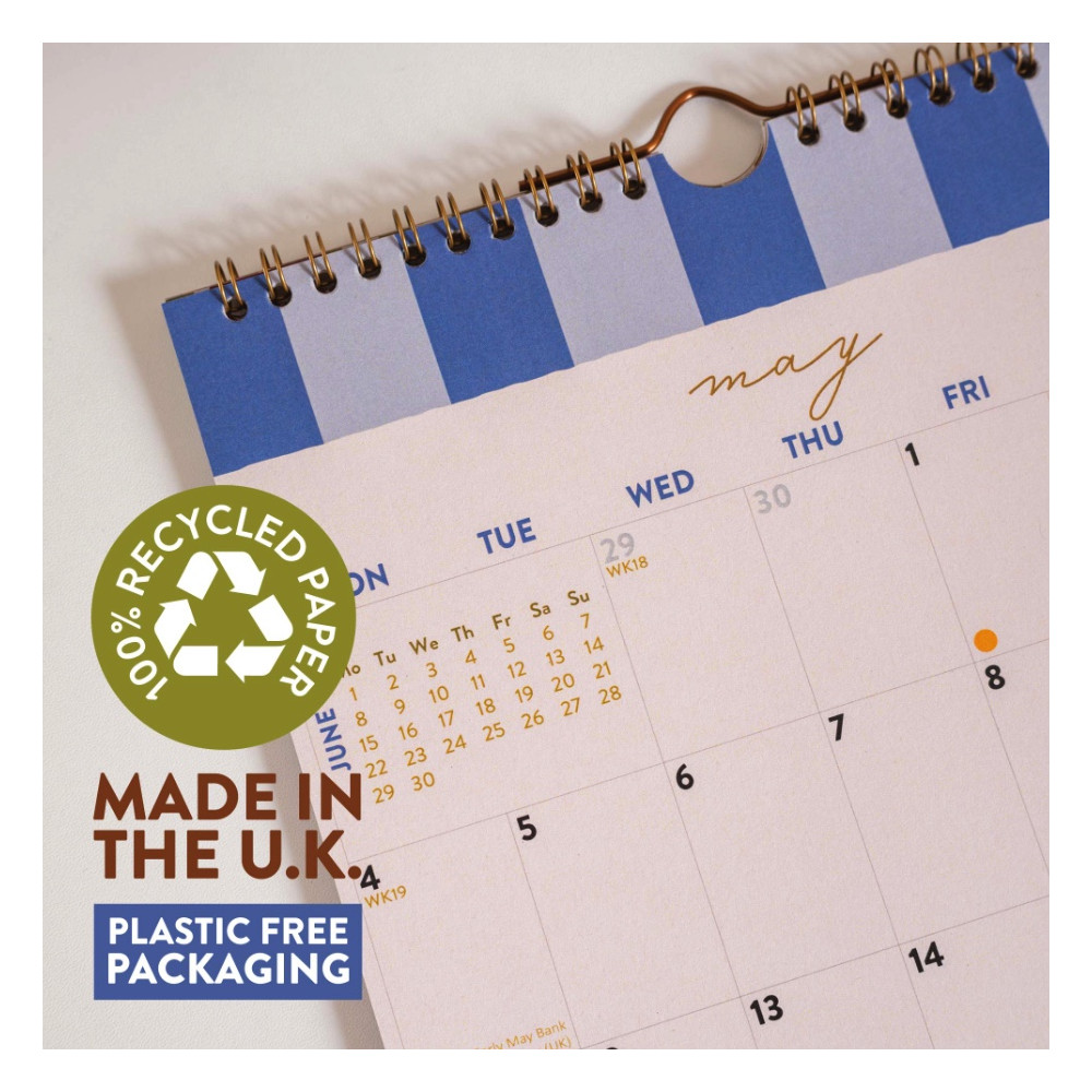 Wall Calendar Boho Nouveau 2026 A4 - Good Tuesday