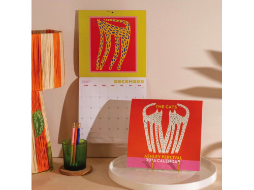 Kalendarz ścienny The Cats 2026 21 x 21 cm - Good Tuesday