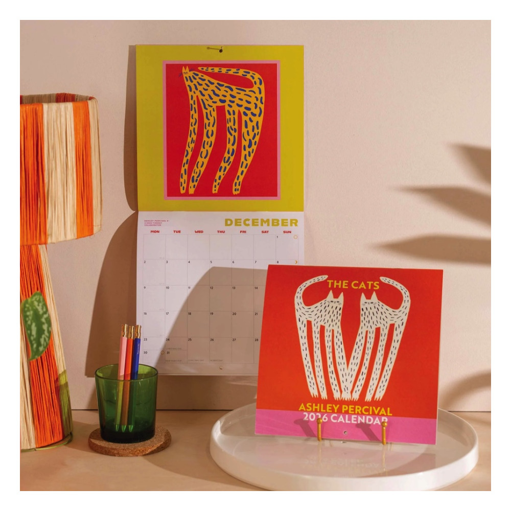 Kalendarz ścienny The Cats 2026 21 x 21 cm - Good Tuesday