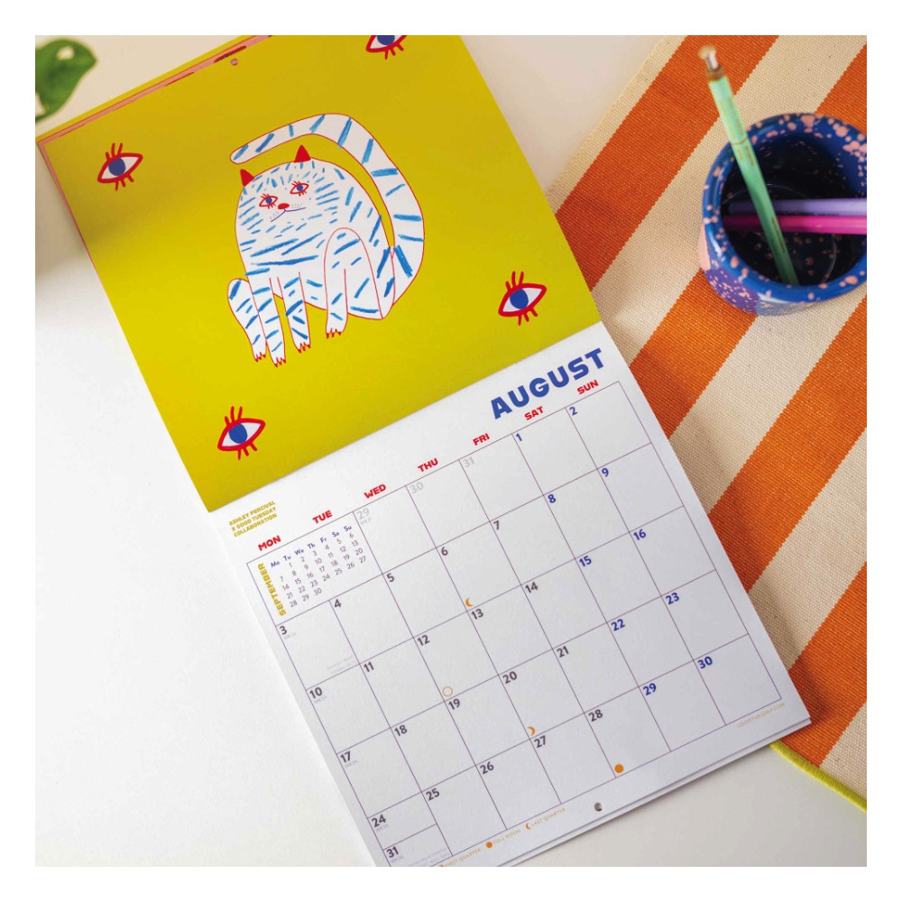 Wall Calendar The Cats 2026 21 x 21 cm - Good Tuesday