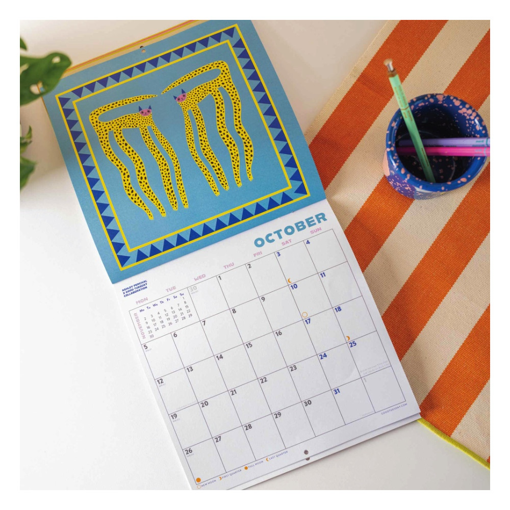 Wall Calendar The Cats 2026 21 x 21 cm - Good Tuesday