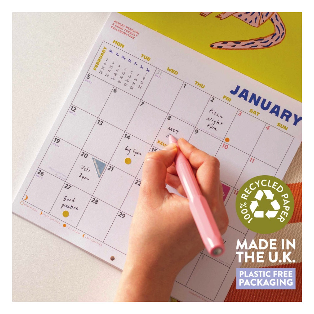 Wall Calendar The Cats 2026 21 x 21 cm - Good Tuesday