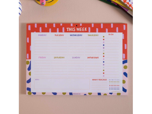 Planner tygodniowy biurkowy Colour Flow A4 - Good Tuesday