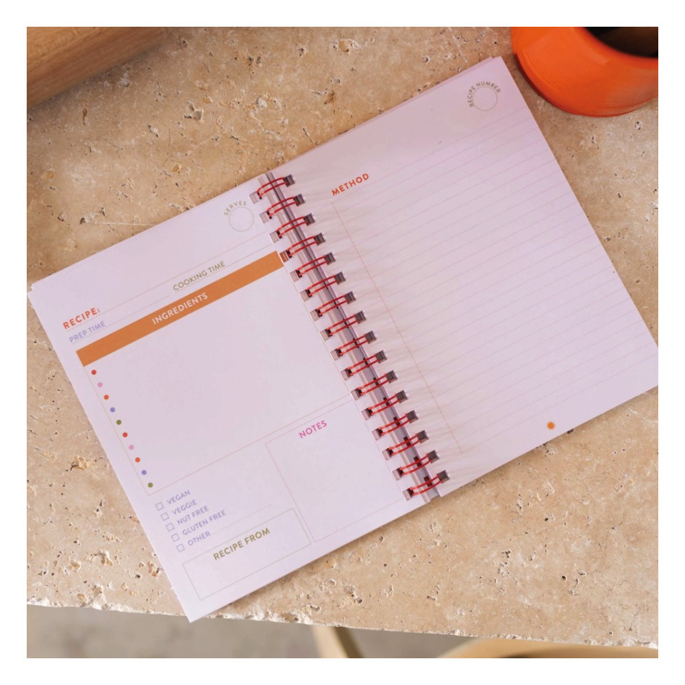 Recipe Book Journal Vine Tomato A5 - Good Tuesday