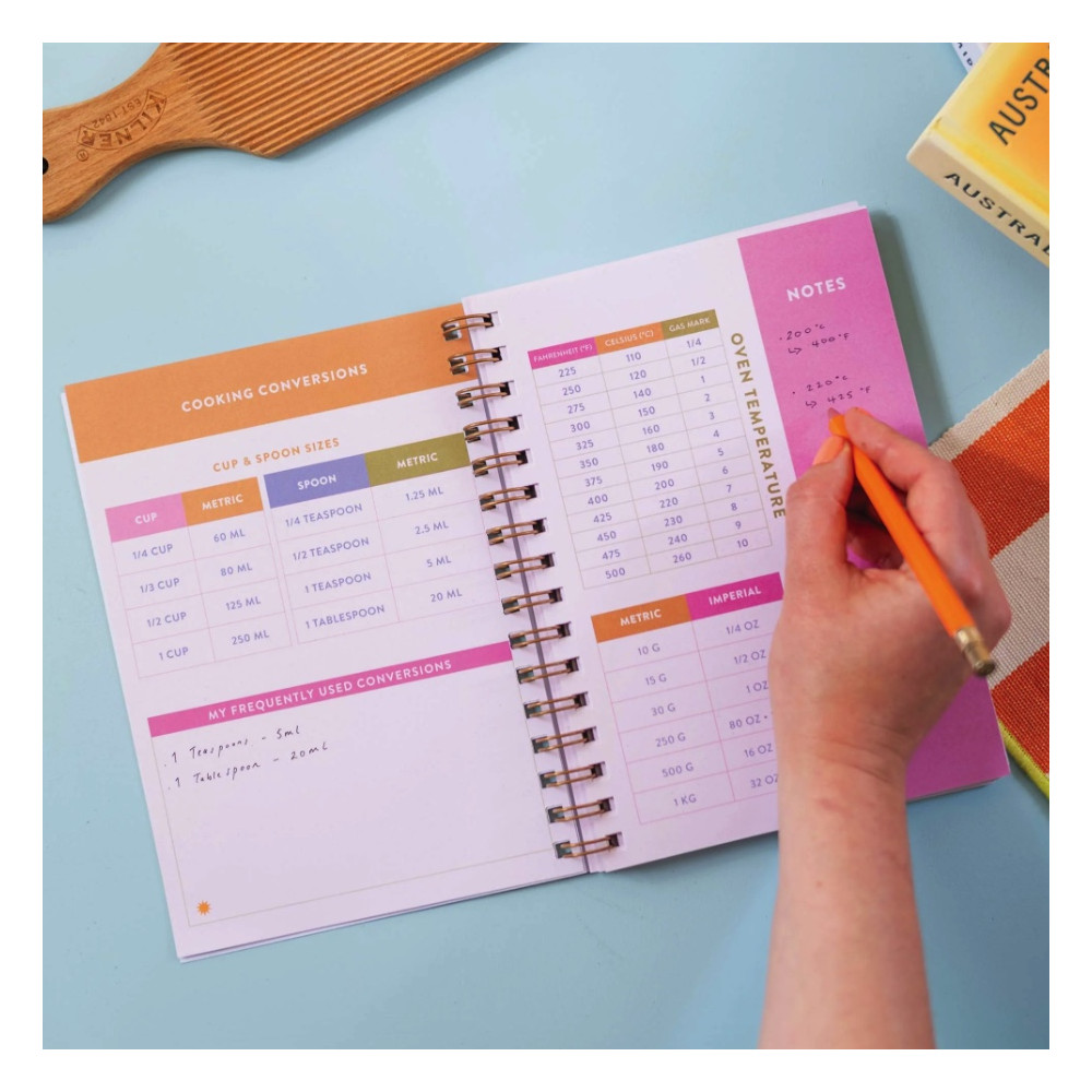 Recipe Book Journal Cabana Stripe A5 - Good Tuesday