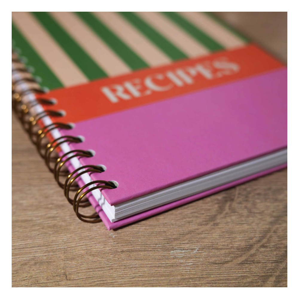 Recipe Book Journal Cabana Stripe A5 - Good Tuesday