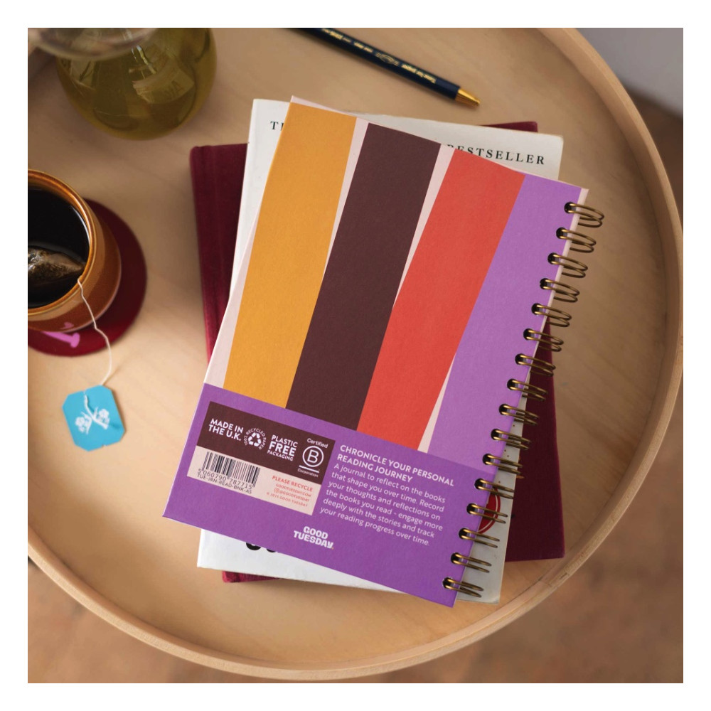 Notatnik Reading Journal Book Nook A5 - Good Tuesday - miękka okładka 120 g