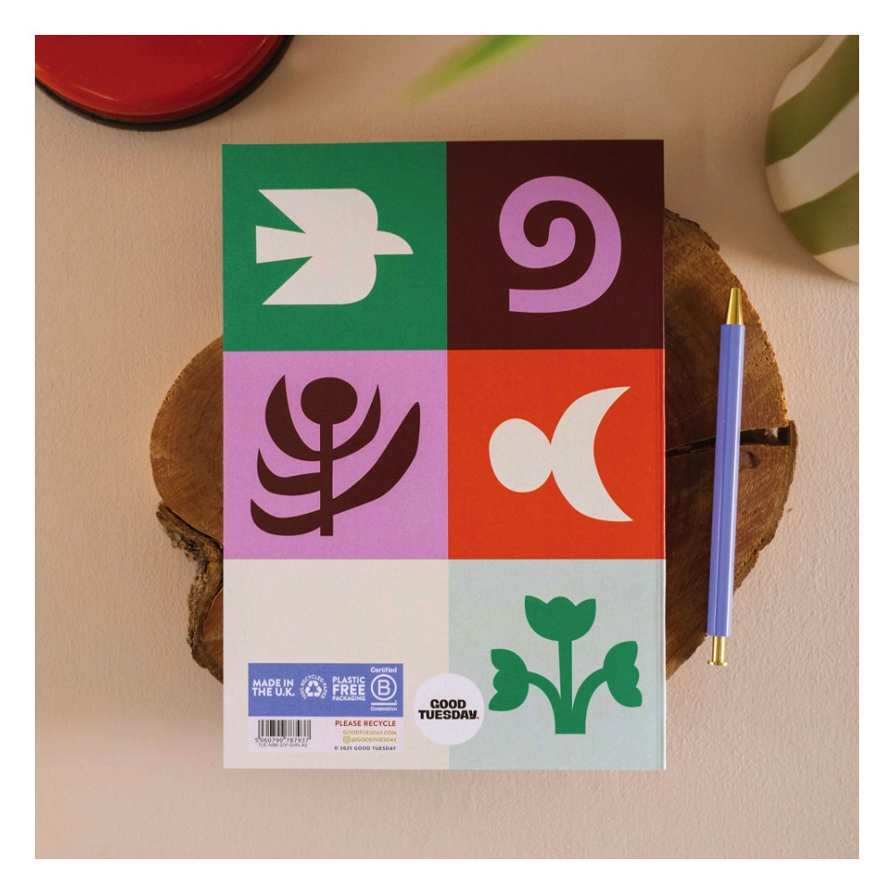 Notebook Shapes of Nature A5 - Good Tuesday - softcover 90 g