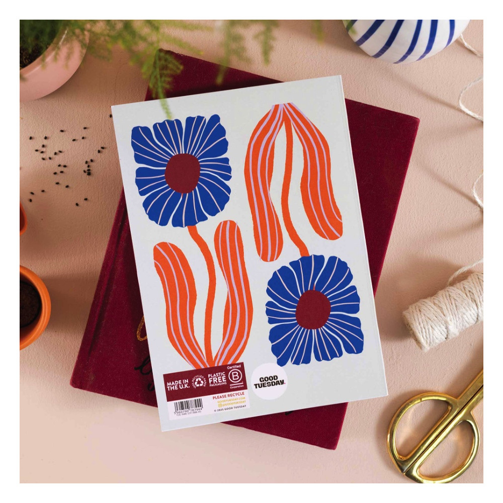 Notebook In Bloom A5 - Good Tuesday - softcover 90 g