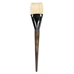 Flat natural bristle 2402F series brush - Renesans - no. 24