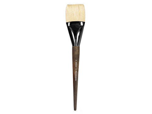 Flat natural bristle 2402F series brush - Renesans - no. 24