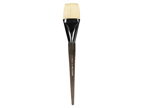 Flat natural bristle 2402F series brush - Renesans - no. 22