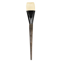 Flat natural bristle 2402F series brush - Renesans - no. 20