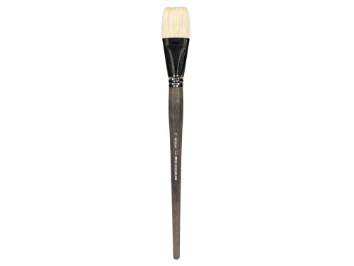 Flat natural bristle 2402F series brush - Renesans - no. 16