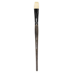 Flat natural bristle 2402F series brush - Renesans - no. 12