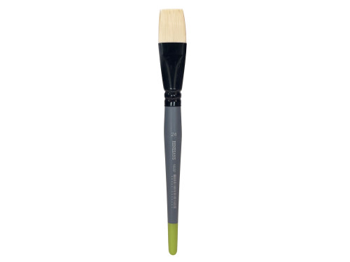 Flat synthetic bristle 1005F series brush - Renesans - no. 24